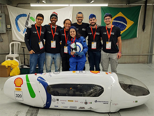 Eco Shell Rocket with development Team